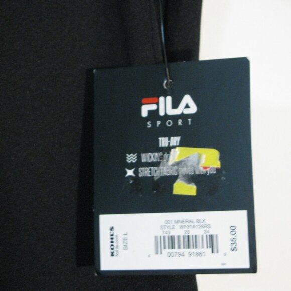 Fila Sport Athletic Top Large NWT $35 Tru Dry Moisture Wicking Gym Workout Mesh - Picture 2 of 5